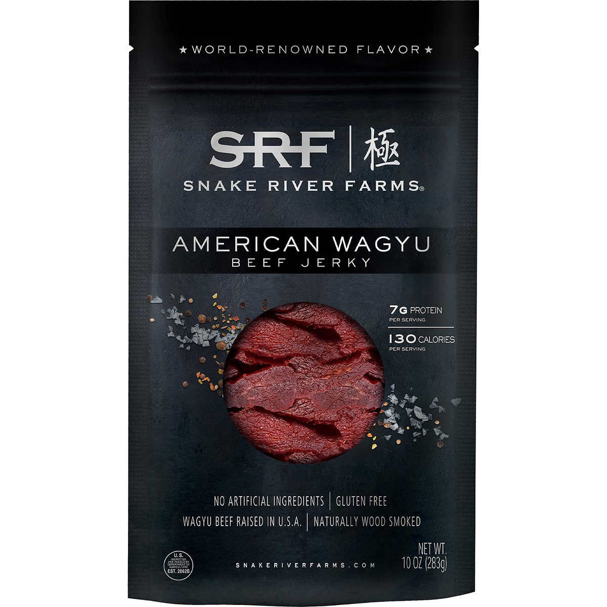 Snake River Farms American Wagyu Beef Jerky, 10 Ounce