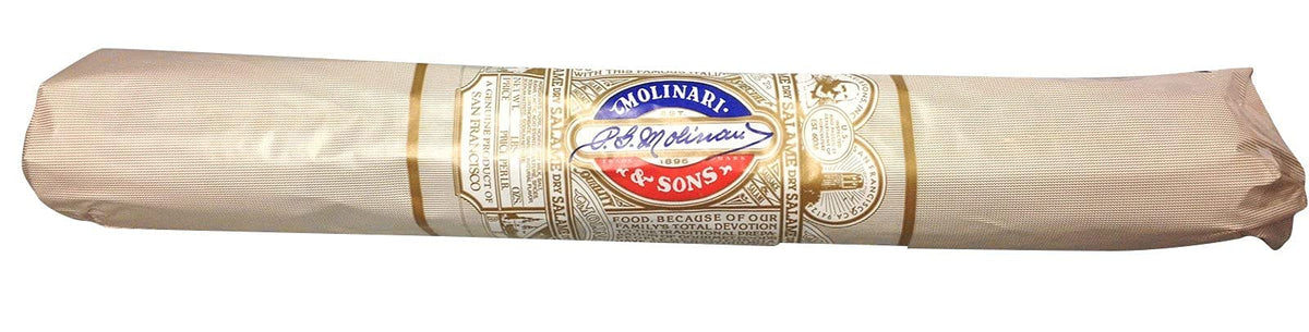 San Francisco Italian Dry Salami 3lb Stick Molded Paper Wrapped, Gluten Free, 10 Pack