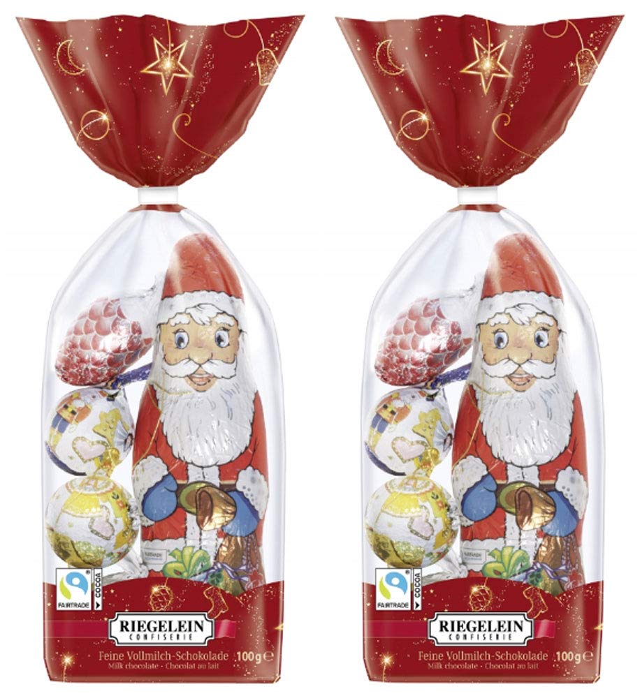 Riegelein Small Chocolate Santa, 100 GR