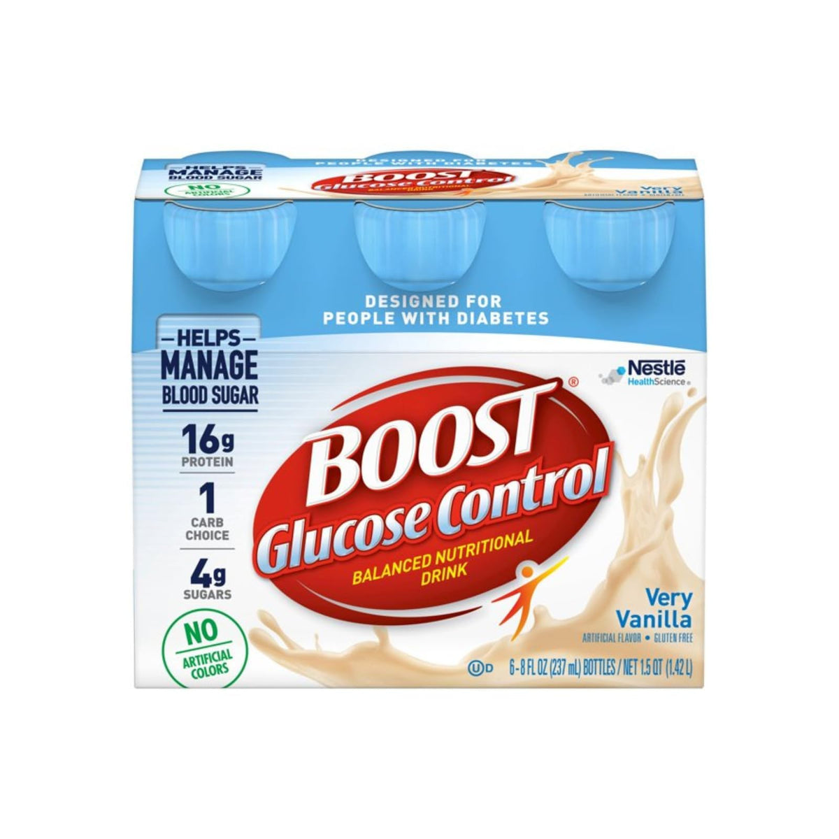 Boost Nutritional Drink Variety Pack, 1 Pack Vanilla & 1 Pack Strawberry, 6-8 fl oz Bottles/Pack (2 CT Variety Pack)