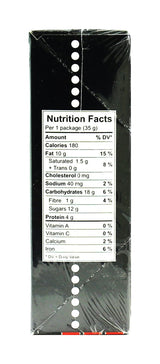 Sesame Snaps - 36 packs x 35 grams (Net weight 1.26 Kg)