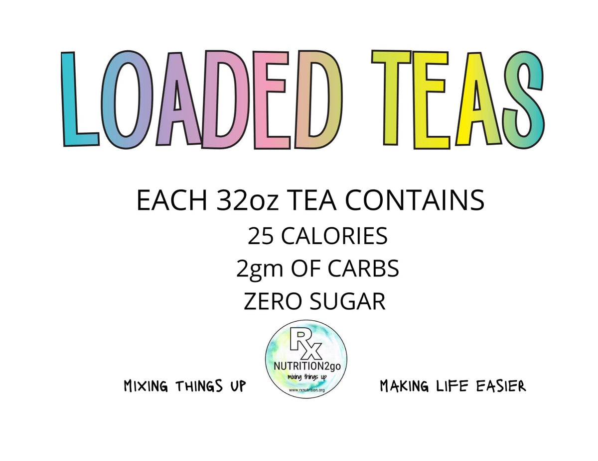 RxNutrition 2go Loaded Energy Tea (Single, Angel Dust)