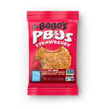 Bobo's Strawberry PB&J Oat Snacks, Simple Ingredients, Whole Grain Oats, Plant Based, Non-GMO, Gluten Free Breakfast Bars, Healthy Snacks for Adults