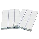 Busboy+Linen+Replacement+Towels%2c+White%2fBlue%2c+13+x+24%2c+1%2f4+Fold%2c+72%2fCarton