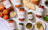Carlino's Genovese Pesto | Made with All-Natural Ingredients | Preservative Free | Gluten Free, Low Sodium, Small Batch, 9.9 Fl Oz (Pack of 4)