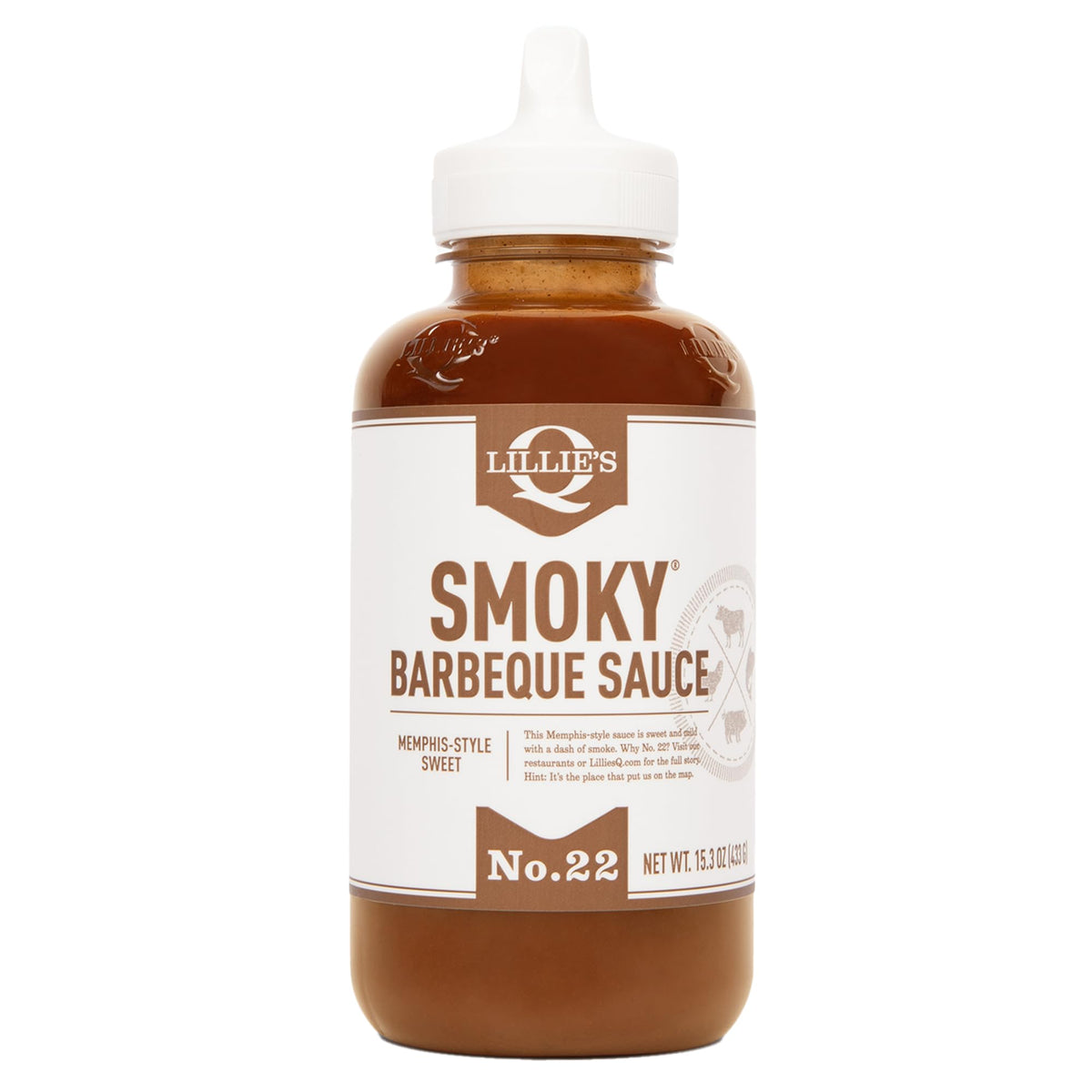 Lillie's Q, Smoky BBQ Sauce, 15 Ounce