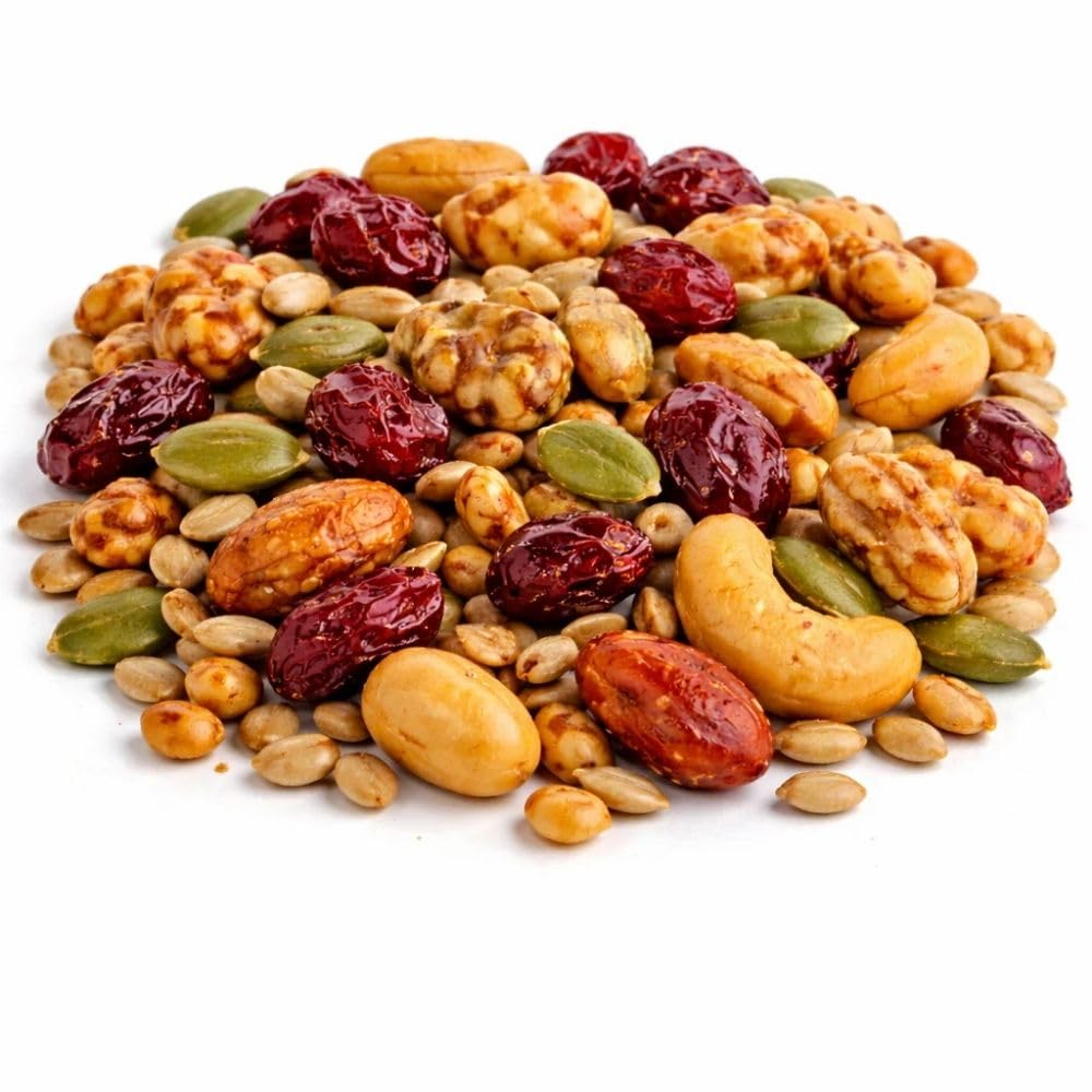 Cranberry Munch Mix - Nuts & Seeds Snack Blend with Dried Cranberries, Sweet & Crunchy Trail Mix Style, 25 lb (Approx. 15,000 Pieces)