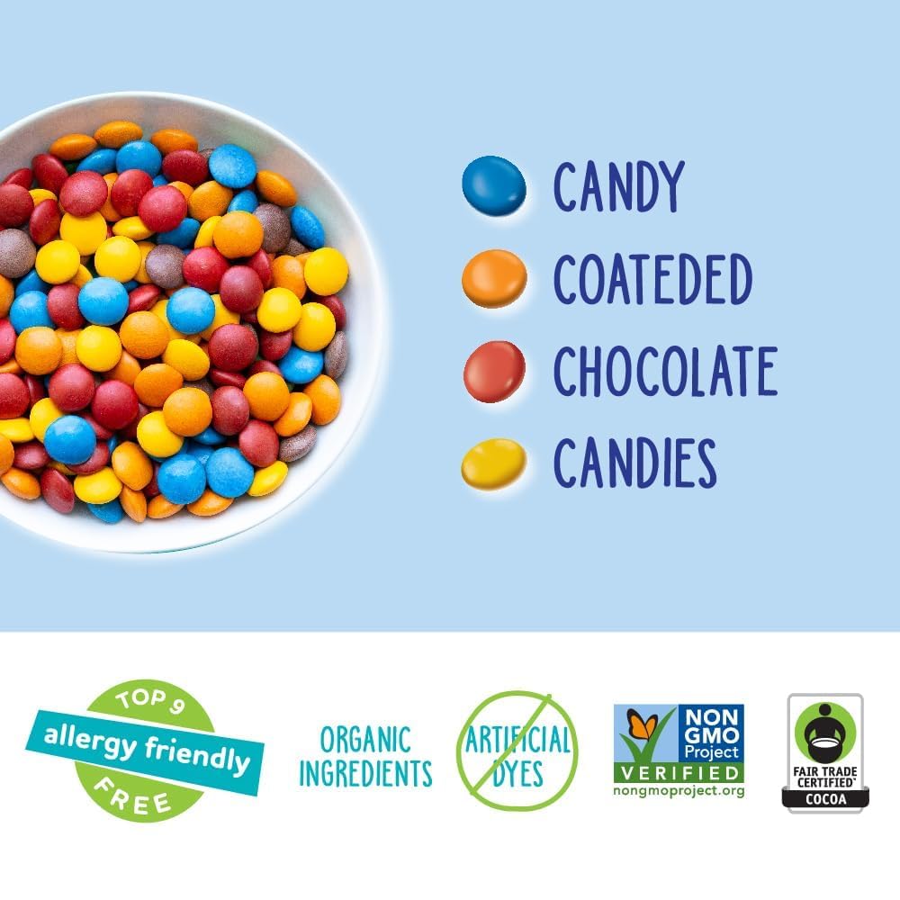 YumEarth Choco Yums, 5-0.7 Ounce Snack Packs, Allergy Friendly, Gluten Free, Non-GMO, Vegan, No Artificial Flavors or Dyes (Pack of 2)