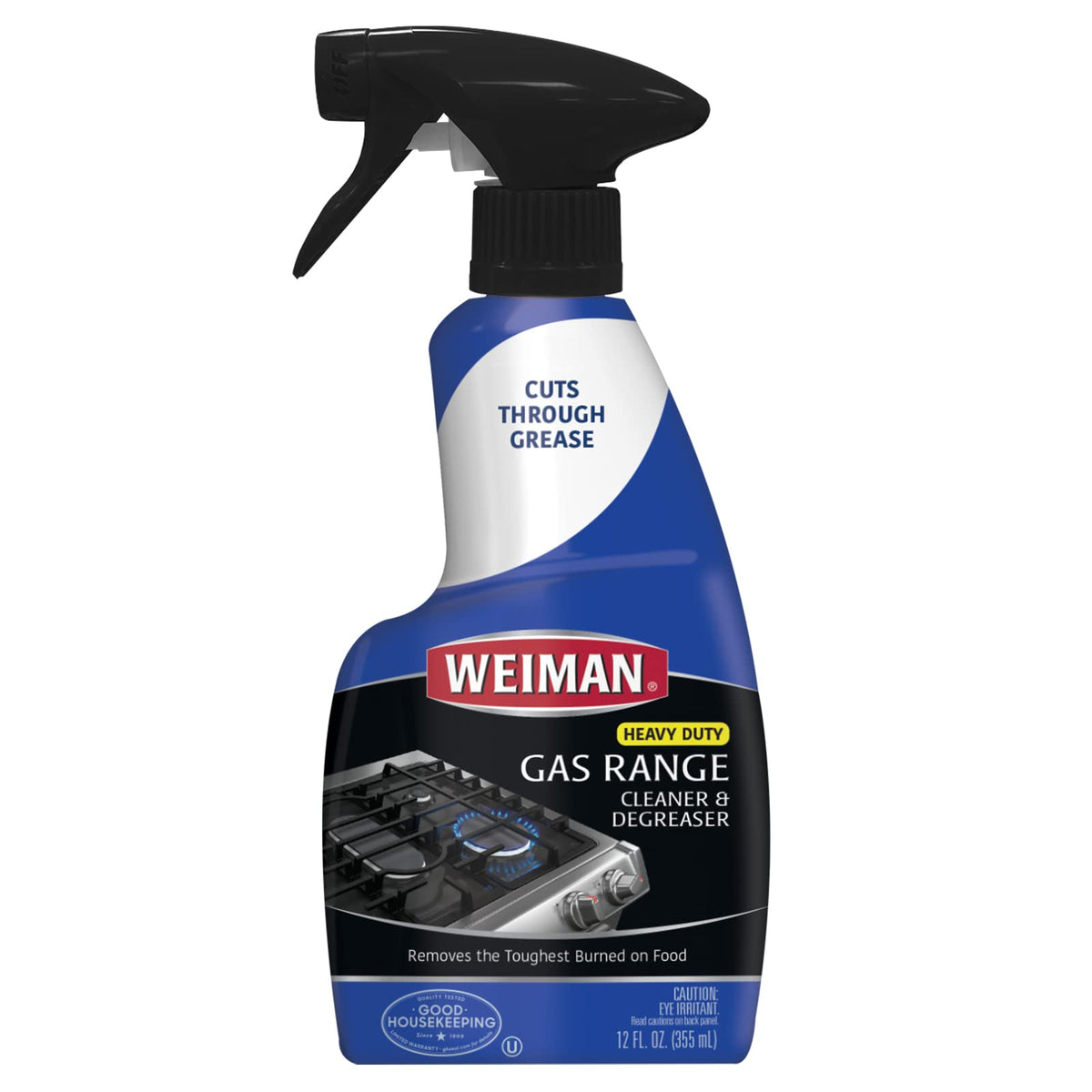 Weiman Gas Range Cleaner and Degreaser, Single, Lemon, 1 Count
