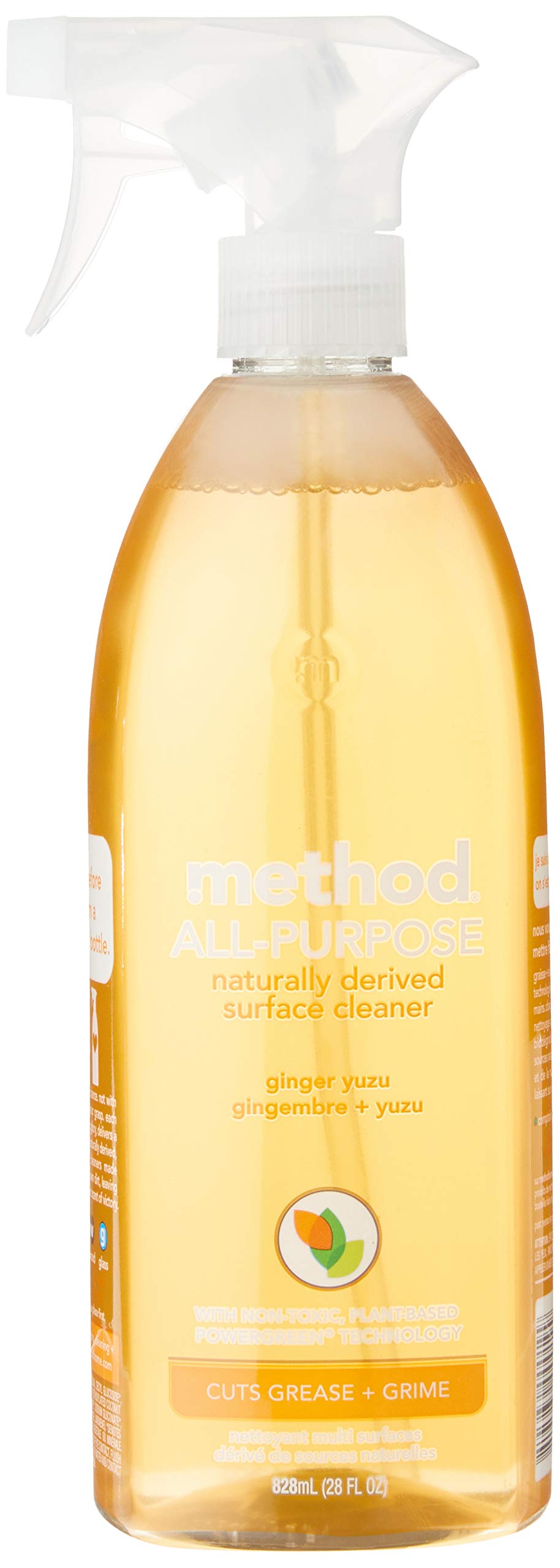 Method Naturally Derived All Purpose Surface Cleaner Spray, Ginger Yuzu, 28 Ounce