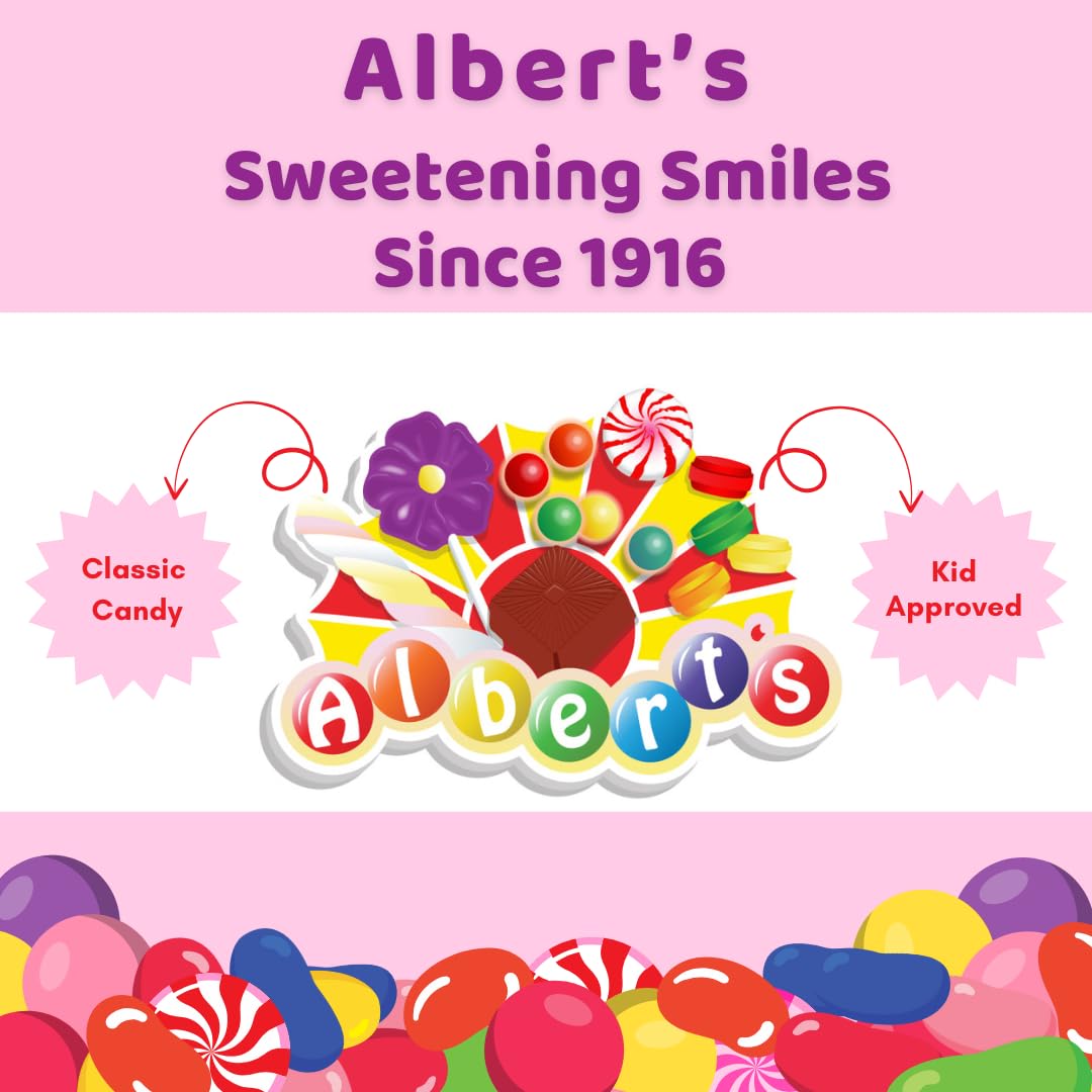 ALBERT'S Candy Assorted Fruit Chews Candy, Individually Wrapped (1-Pack, 240 Pieces/Bag)