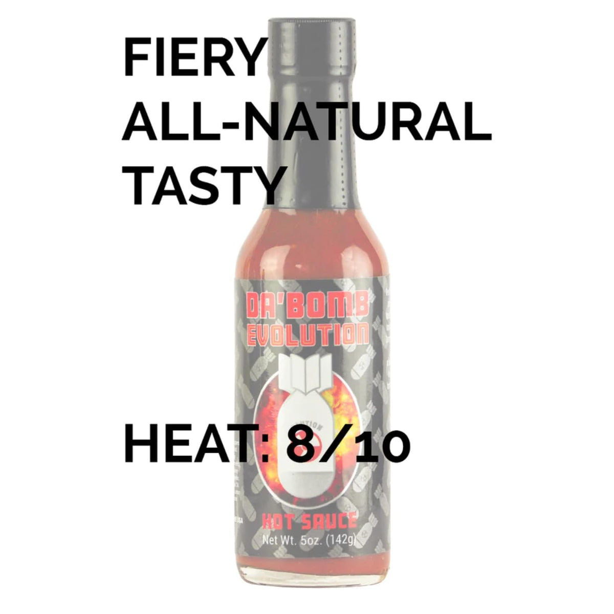 Da Bomb Evolution Hot Sauce 5 Fl Oz. Pack of 3