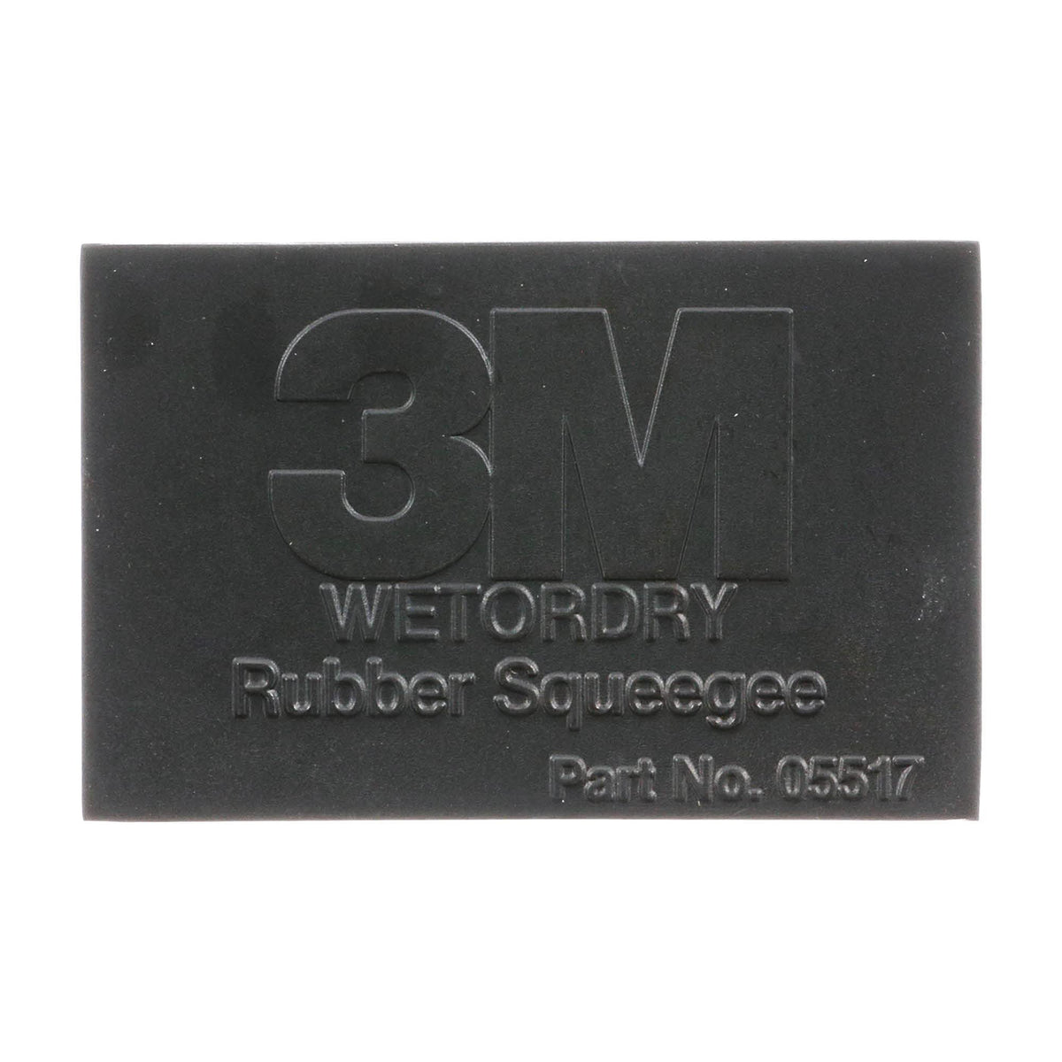 3M Wetordry Rubber Squeegee 05517, 2-3/4 in x 4-1/4 in, Comfort Fit, Flexible, For Wet Sanding