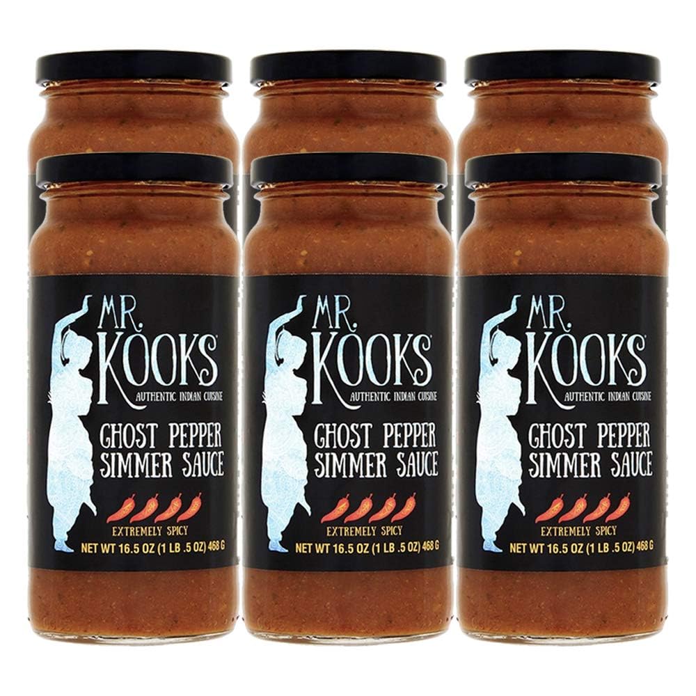 Mr Kooks Ghost Pepper Curry, 16.5 Fluid Ounce - 6 per case.