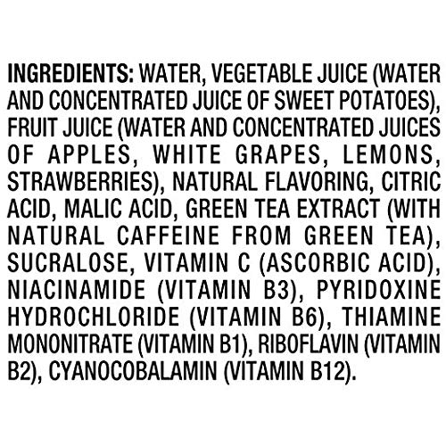 V8 +energy Diet Strawberry Lemonade 6 - 8 oz Cans (Pack of 2)