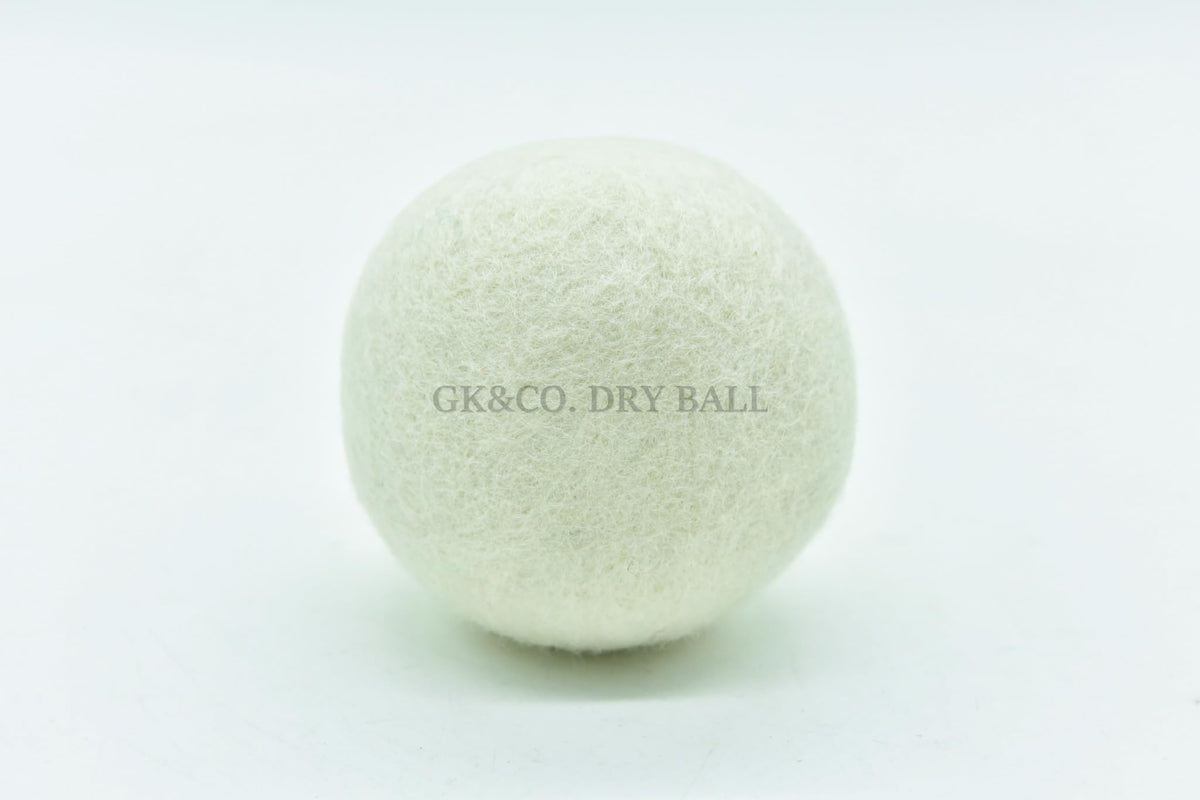 Pack of 10 Wool Laundry Dryer Ball by GK&CO-Reusable Extra Large Premium Natural Fabric Softener, Reduces Clothing Wrinkles, Eco-Friendly~Made of 100%