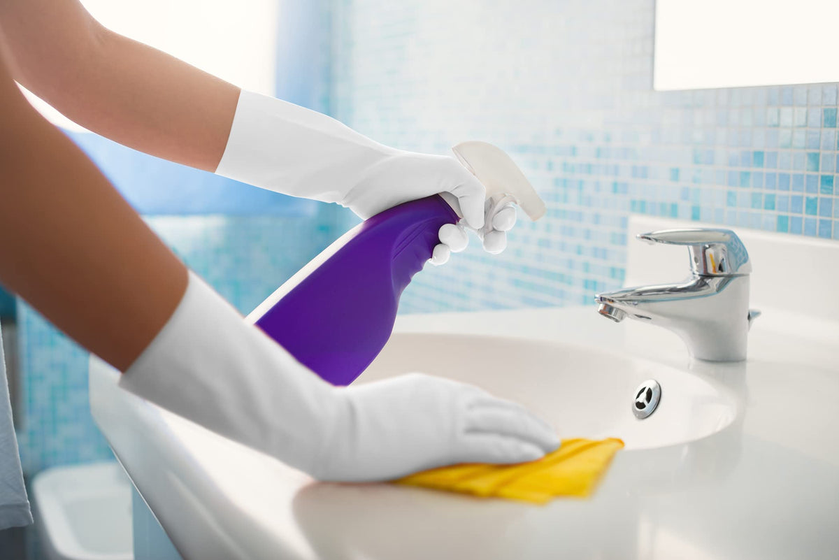 Soft Scrub Premium Comfort, Latex-Free, Reusable Household Glove Small