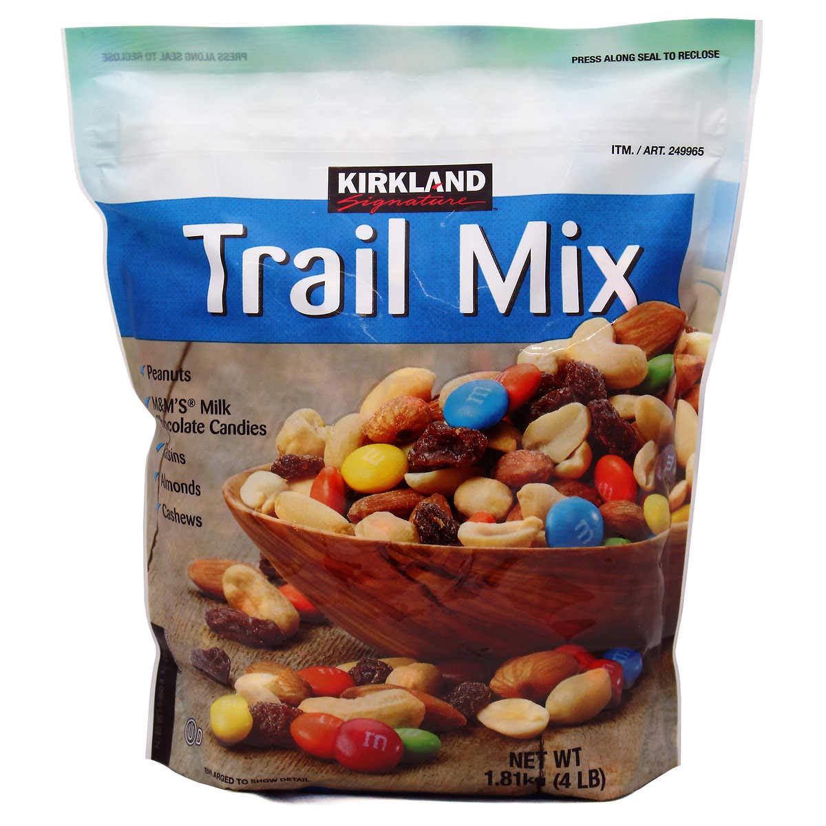 Kirkland Signature Trail Mix, 4 lb (2 Pack)