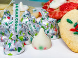 Kissis Sugar Cookie Flavored White Crème with Bits of Cookie Pieces | 2 Pounds (Approx. 180 Pieces) | Limited Edition | Bulk Individually Wrapped