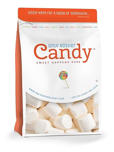 Only Kosher Candy Bulk Large White Marshmallows (1.25 Pounds)