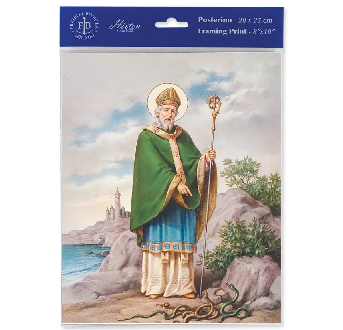 St. Patrick 8"x10" Italian Prints, 3-Count Value Pack