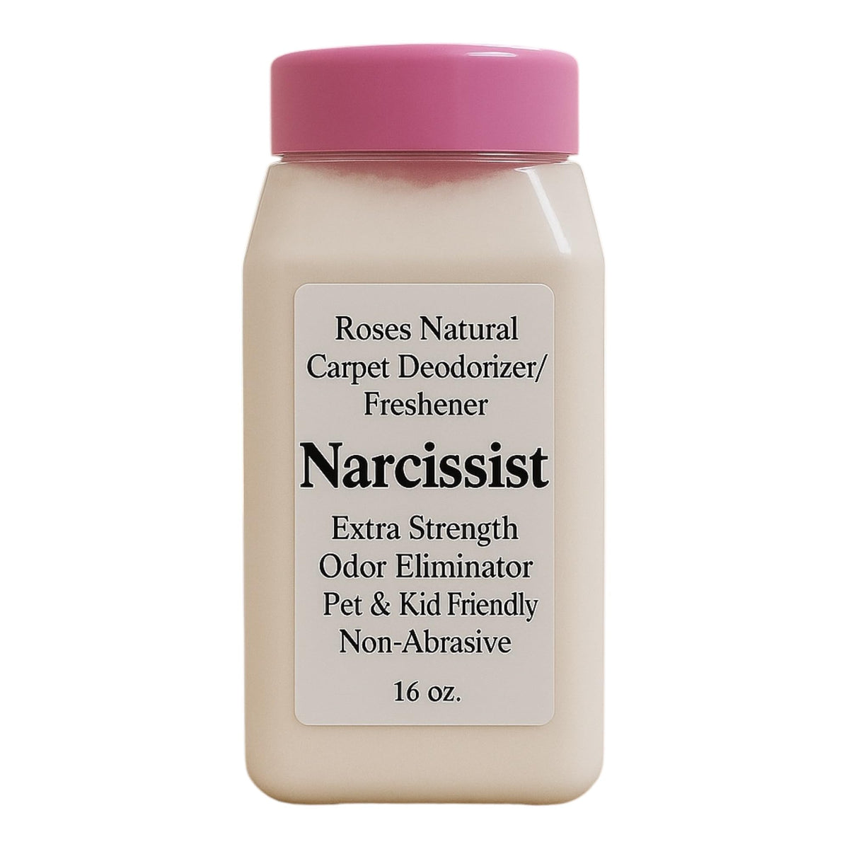Roses Natural Carpet Deodorizer Powder - Multiple Scents, Pet & Kid Friendly, 16 oz (Narcissist)
