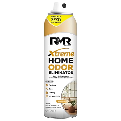 RMR Xtreme Home Odor Eliminator Spray - Neutralize Furniture, Clothing, Shoes, Garbage Cans, and More, 15 Ounces, Unscented