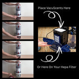 Vacuum Odor Eliminator Scent Pads - Vacuum Deodorizer & Air Freshener for Upright, Stick, Bagless & Robot Vacuums | Safe for Kids & Pets | Fresh