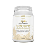 ANDREW LESSMAN Secure Soy Complete Meal Replacement - Vanilla 10 Servings - Only 63 Calories, 7g Non-GMO Soy Protein, Vitamins and Minerals, Low-Fat