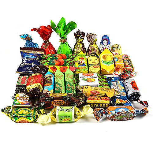 Gourmet Russian & Ukrainian Chocolate Candy Assortment (4 Lbs (64oz))