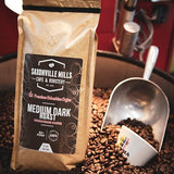 Medium Dark Coffee Roast, Ground Coffee, 100% Arabica Colombian Coffee, Fresh Coffee, Saxonville Mills Cafe (2 LB)