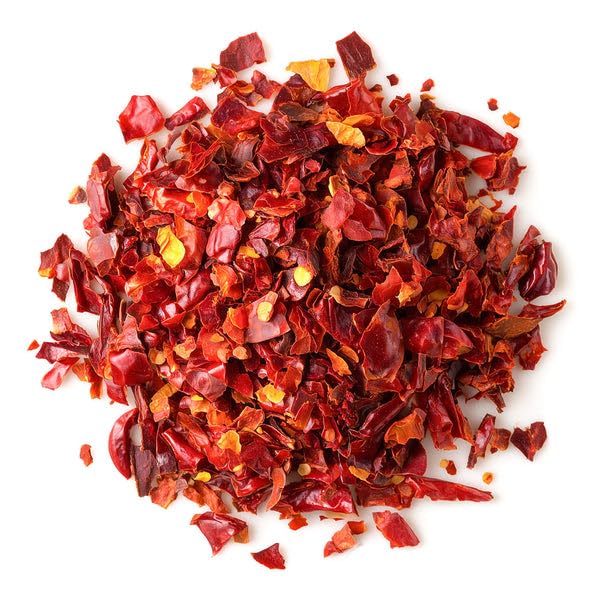 Food to Live Calabrian Hot Chili Pepper Flakes, 2 Pounds - Dried Large-Cut Italian Red Crushed Pepper, Spicy Seasoning. All Natural Vegan, Kosher