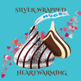Candykrave Hershey'ss Silver Hugs Kisses Chocolate candy - 2LB (200 pcs) Bulk Halloween Kisses chocolate Candies - Delicious Silver Foil Bulk