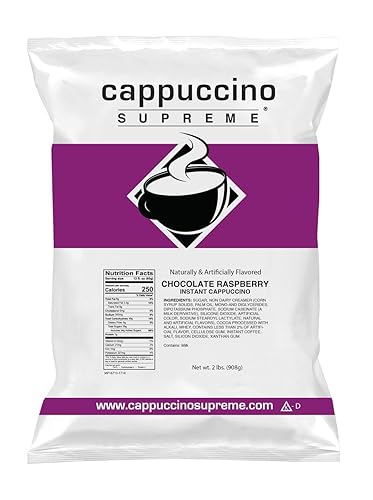 Cappuccino Supreme 2 lb bag Chocolate Raspberry Instant Cappuccino Mix