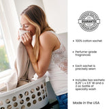 Le Blanc® Original Double Pack Dryer Sachet - Luxury Scented Fabric Sachet for Your Dryer (1 Pack)
