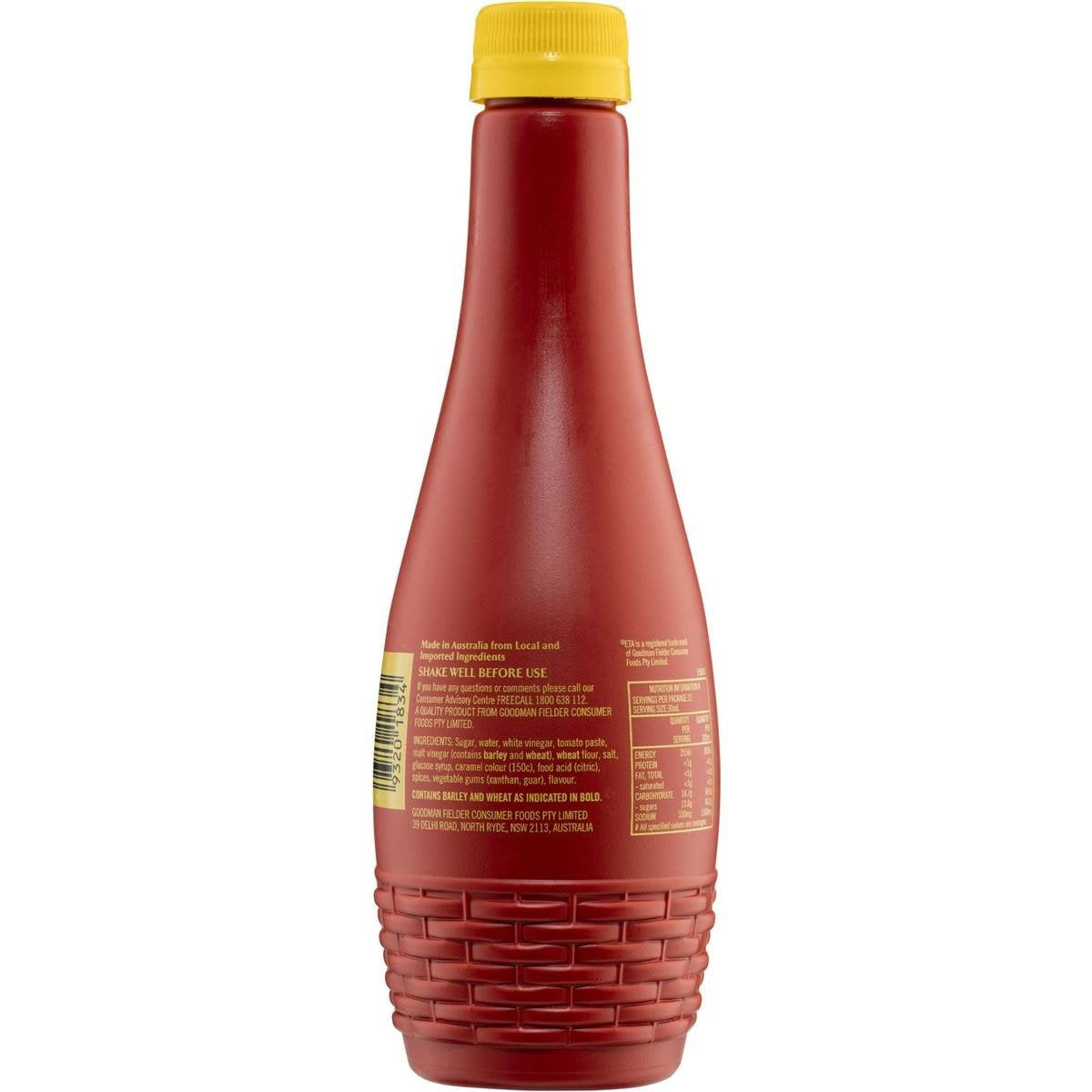 ETA Barbeque Sauce 375ml. by ETA Cosmetics