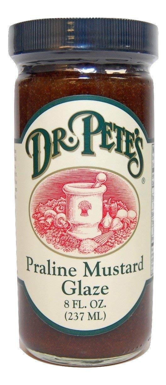 Dr. Pete's Original Gourmet Praline Mustard Glaze (Pack of 2) 8 oz Jars