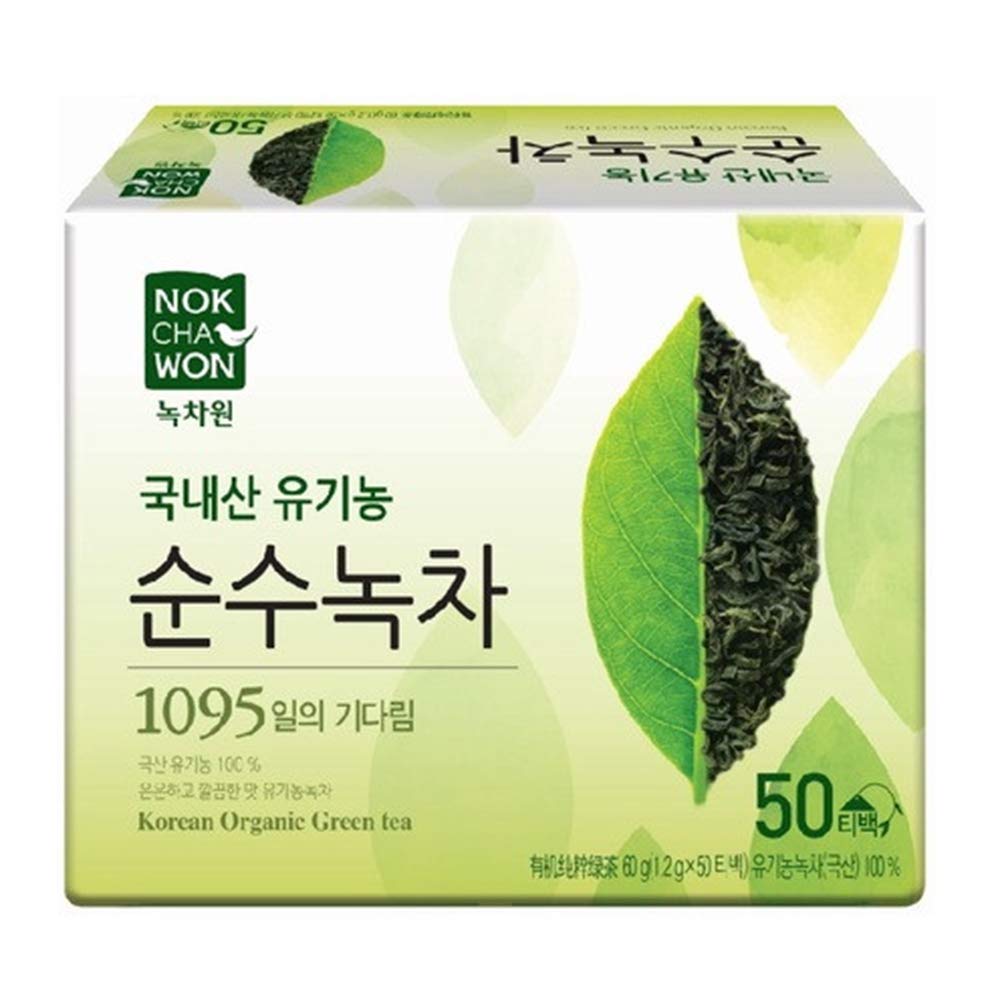 (Tea Collection) Organic 100% Pure GreenTea 50 teabags For Vegan