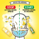 Air Wick V.I.P. Pre-Poop Toilet Spray | Rosy Starlet Scent | Contains Essential Oils | Travel Size Air Freshener | Up to 100 uses - 1.85 Ounce (Pack
