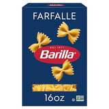 Barilla Farfalle Pasta, 16 oz. Box - Non-GMO, Made with Durum Wheat Semolina - Kosher Certified