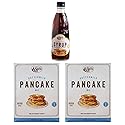 Cracker Barrel Pancake Mix Set! Includes Pancake Syrup and 2 Pancake Mix! Pure Natural Syrup & Buttermilk Pancake Mix! Delicious and Tasty Breakfast! Choose Your Set! (Pancake Mix & Syrup)