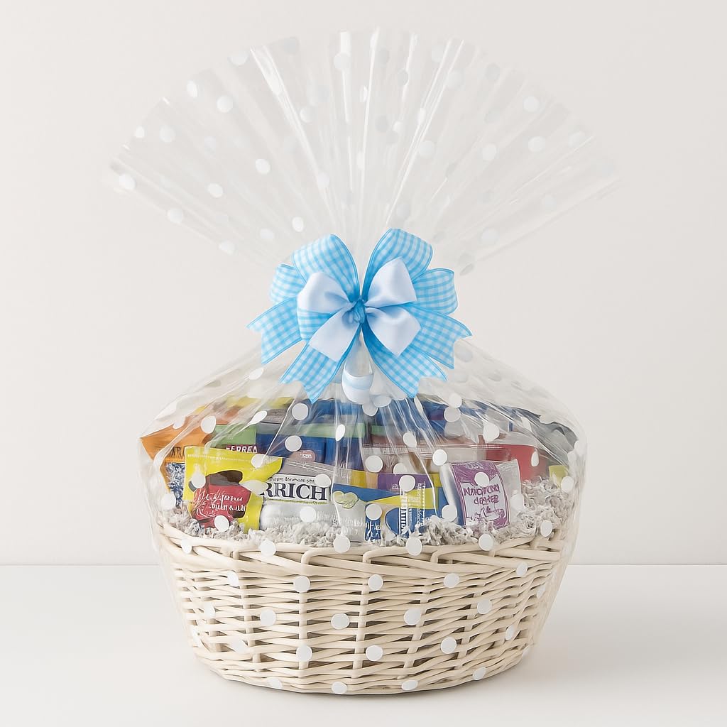 Customizable Gift Basket with Chocolates, Cookies, Snacks & Candy - Handcrafted by Mister Gift Basket - Perfect Birthday, Sympathy, Holiday, Thank