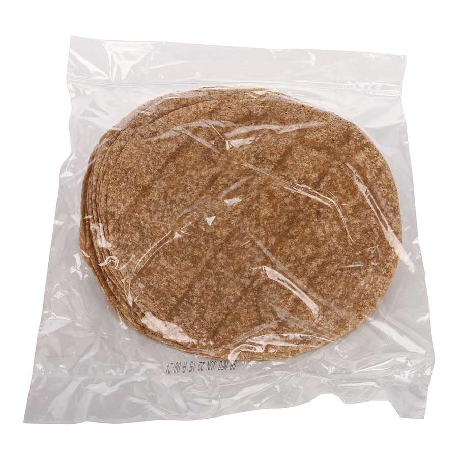 Mission Foods Golden Wheat Wrap, 12 inch - 12 per pack - 6 packs per case.