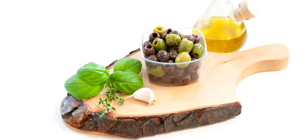 Fresh Pack Sicilian Pitted Olive Mix With Herb, 4.4 oz, 4 Packs
