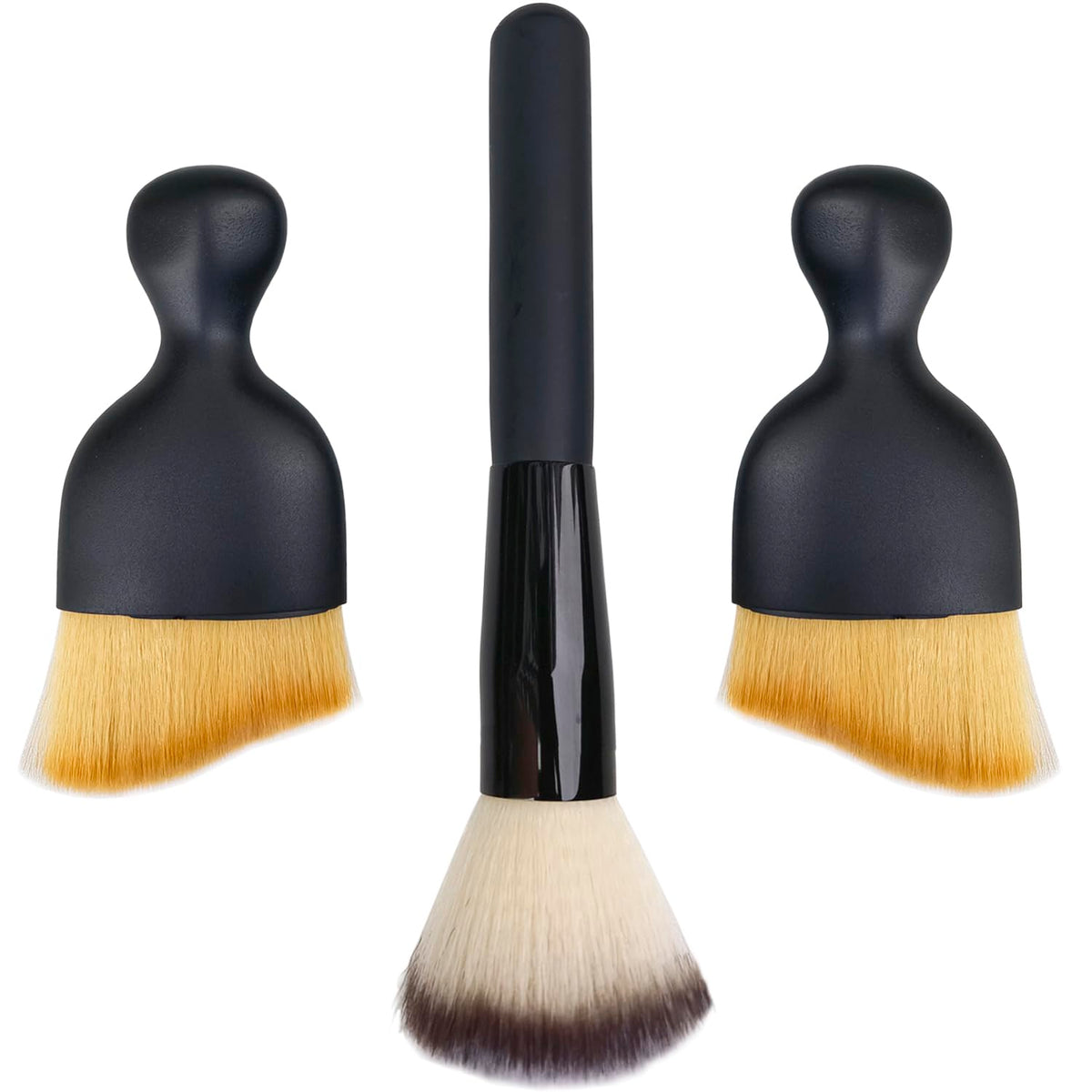 3 Pack Exquisite Microfiber Duster Brushes, Feather Duster,Car Interior Cleaning Brush - Cleaning Tool Efficient Dust Removal for Car Interior