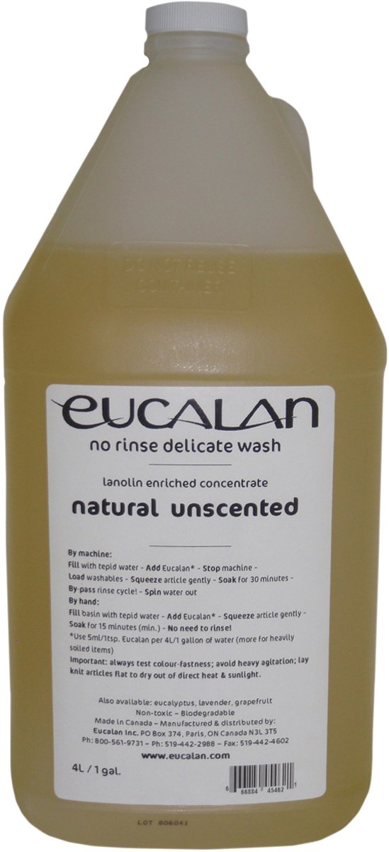 Eucalan Fine Fabric Wash 1gal-Unscented