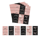 20th Birthday Chocolate Bar Stickers Happy Bday Party Candy Snack Labels Wrappers Cheer to 20 Years Parties Favors Decorations 20 Year Old Gifts