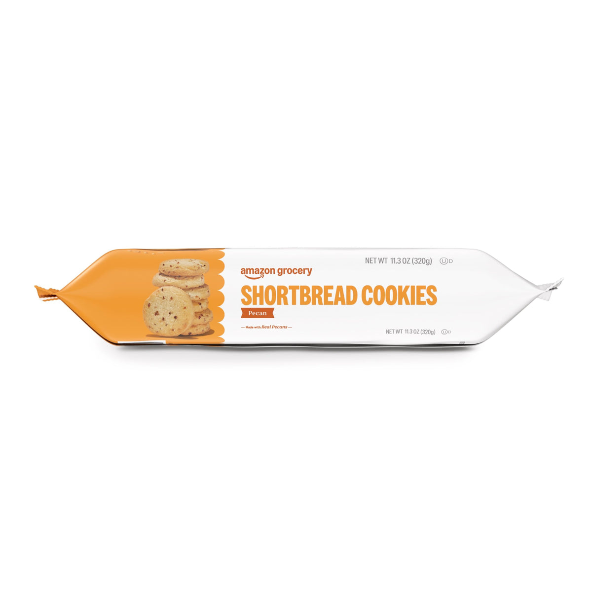Amazon Grocery, Pecan Shortbread Cookies, 11.3 Oz