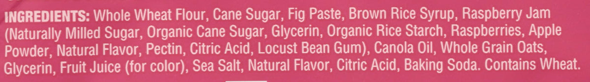 Natures Bakery Bar Fig whole wheat Raspberry, 2 oz