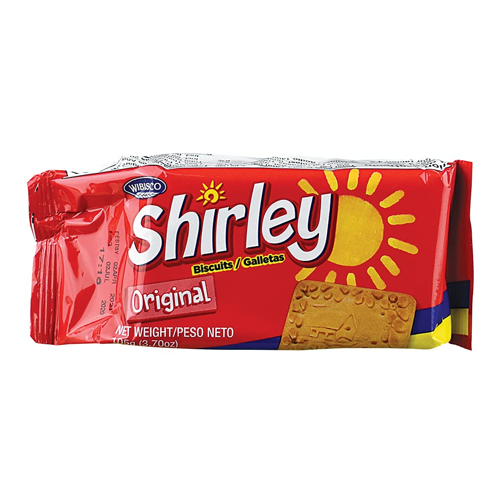 Wibisco Shirley Biscuits Original (4 Packs of 3.7oz Each)